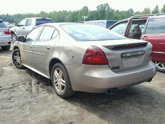 2G2WR554061289231 - 2006 PONTIAC GRAND PRIX BEIGE photo 3