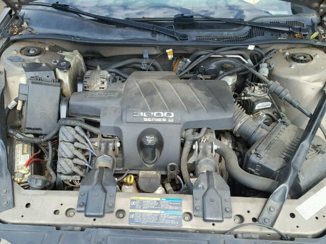 2G2WR554061289231 - 2006 PONTIAC GRAND PRIX BEIGE photo 7