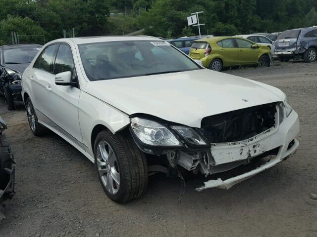 WDDHF8HB6AA146975 - 2010 MERCEDES-BENZ E 350 4MAT WHITE photo 1