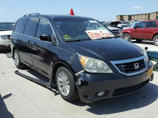 5FNRL38848B078692 - 2008 HONDA ODYSSEY BLACK photo 1