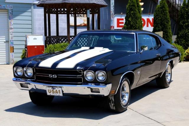 136370K126241 - 1970 CHEVROLET CHEVELLE BLACK photo 2