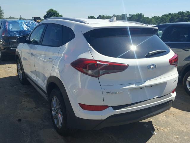 KM8J3CA46HU521156 - 2017 HYUNDAI TUCSON LIM WHITE photo 3