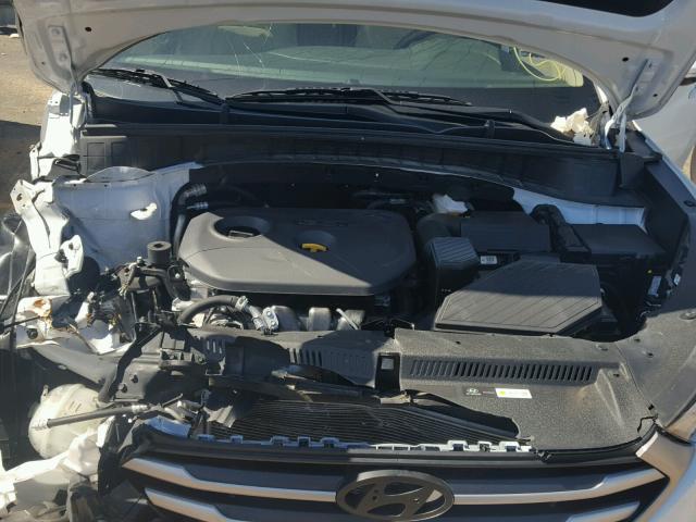 KM8J3CA46HU521156 - 2017 HYUNDAI TUCSON LIM WHITE photo 7