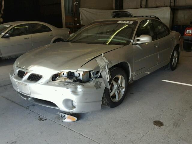 1G2WP52KX1F157376 - 2001 PONTIAC GRAND PRIX SILVER photo 2
