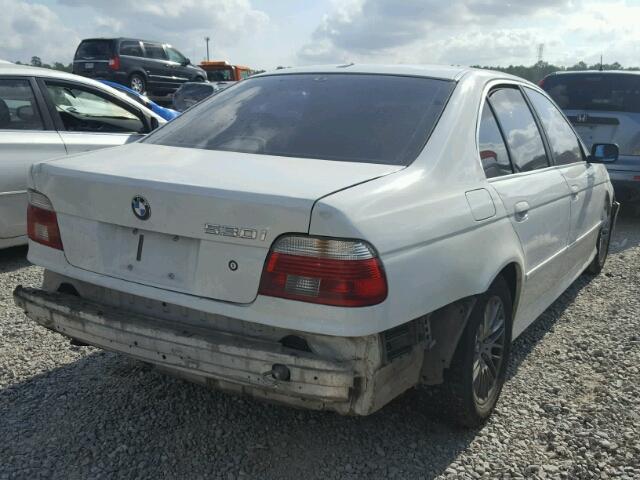 WBADT63411CF00971 - 2001 BMW 530 I AUTO WHITE photo 4