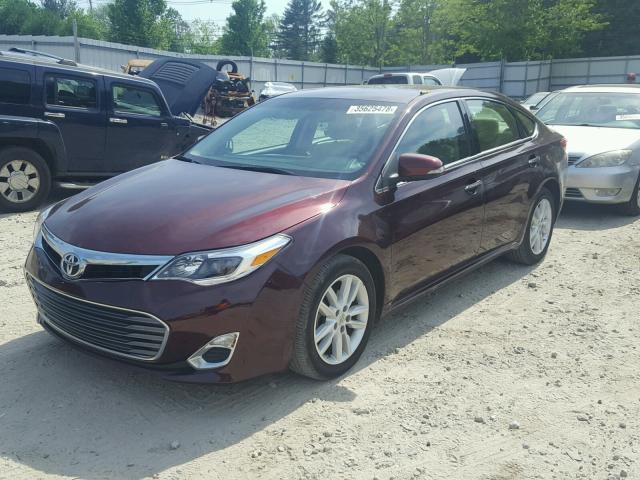 4T1BK1EB7DU074061 - 2013 TOYOTA AVALON BAS 勃艮第红 照片 2