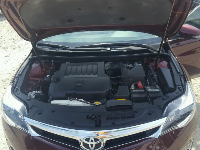 4T1BK1EB7DU074061 - 2013 TOYOTA AVALON BAS 勃艮第红 照片 7