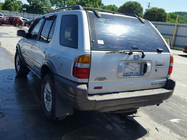 4S6DM58W414400510 - 2001 HONDA PASSPORT E 银色 照片 3