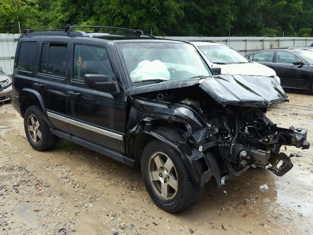 1J4RH4GK2AC125526 - 2010 JEEP COMMANDER BLACK photo 1