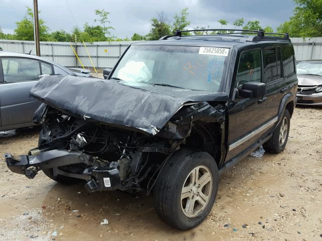 1J4RH4GK2AC125526 - 2010 JEEP COMMANDER BLACK photo 2