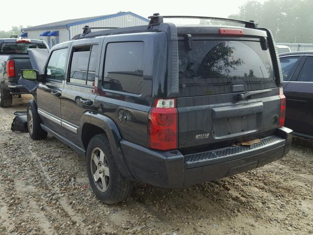 1J4RH4GK2AC125526 - 2010 JEEP COMMANDER BLACK photo 3