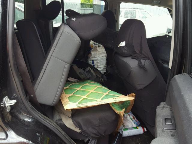 1J4RH4GK2AC125526 - 2010 JEEP COMMANDER BLACK photo 6