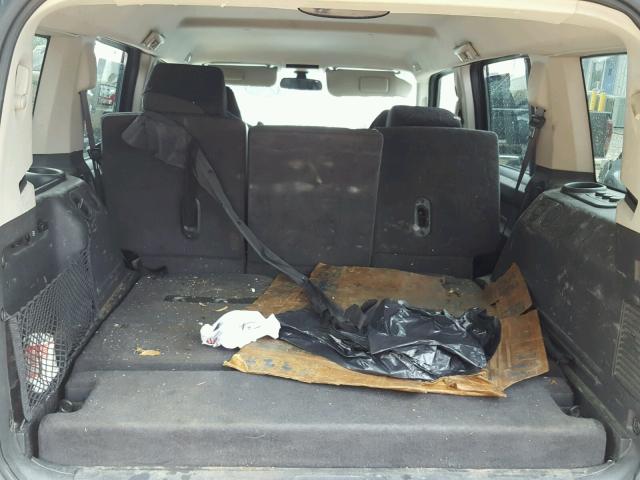 1J4RH4GK2AC125526 - 2010 JEEP COMMANDER BLACK photo 9