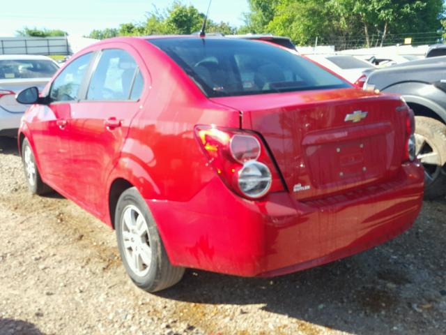1G1JA5SH3C4168481 - 2012 CHEVROLET SONIC LS 红色 照片 3