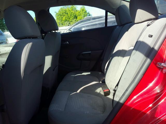 1G1JA5SH3C4168481 - 2012 CHEVROLET SONIC LS 红色 照片 6