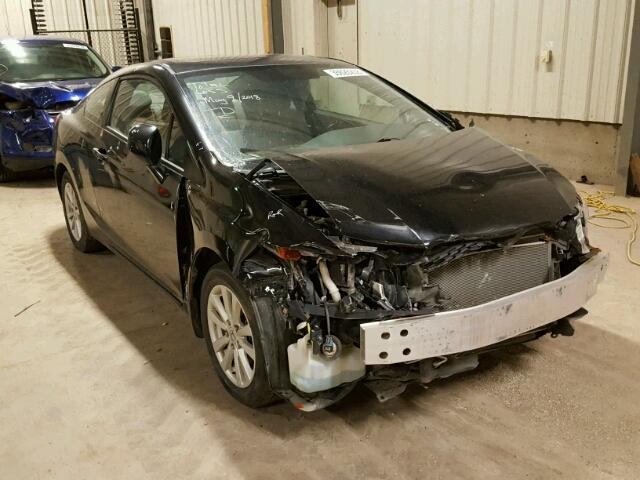 2HGFG3B90CH000097 - 2012 HONDA CIVIC EXL BLACK photo 1