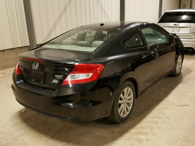 2HGFG3B90CH000097 - 2012 HONDA CIVIC EXL BLACK photo 4