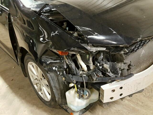 2HGFG3B90CH000097 - 2012 HONDA CIVIC EXL BLACK photo 9