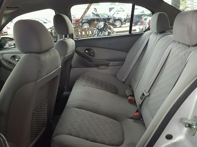 1G1ZT52815F228584 - 2005 CHEVROLET MALIBU LS ვერცხლისფერი ფოტო 6