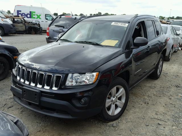 1C4NJCBBXDD246622 - 2013 JEEP COMPASS SP BLACK photo 2