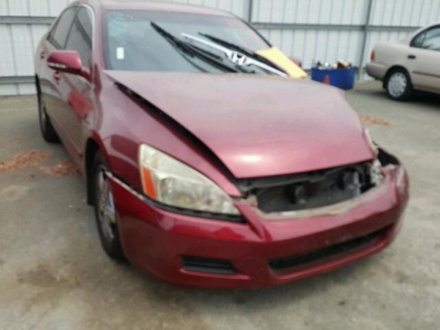 JHMCN36446C003449 - 2006 HONDA ACCORD HYB MAROON photo 1