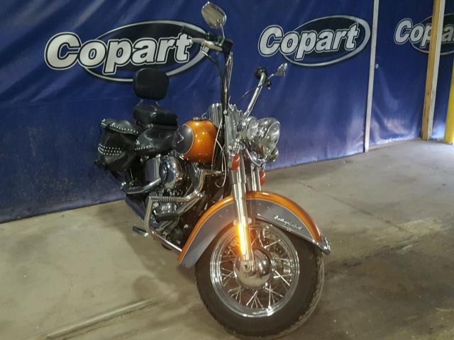 1HD1BWV19FB031262 - 2015 HARLEY-DAVIDSON FLSTC HERI ORANGE photo 1