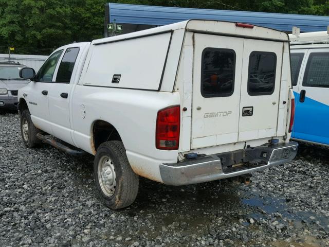 1D7KS28D46J154046 - 2006 DODGE RAM 2500 S WHITE photo 3