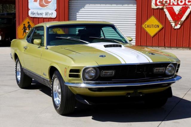 0F05H104906 - 1970 FORD MUSTANG M1 GREEN photo 1