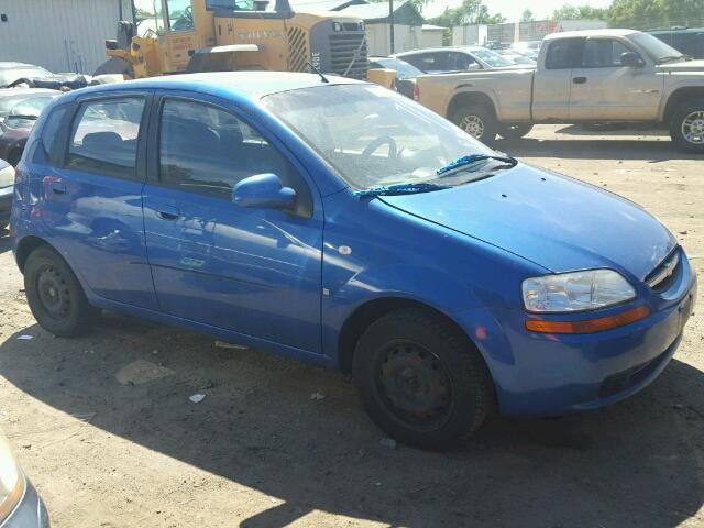 KL1TD66658B146708 - 2008 CHEVROLET AVEO BASE BLUE photo 1