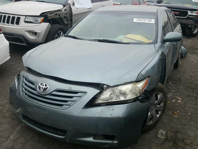 4T1BE46K67U679300 - 2007 TOYOTA CAMRY NEW GREEN photo 2