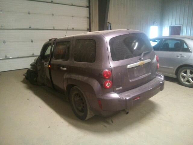 3GNDA13D77S549224 - 2007 CHEVROLET HHR LS იასამნისფერი ფოტო 3