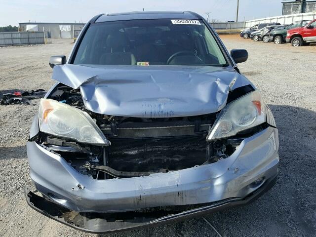 5J6RE4H52AL027677 - 2010 HONDA CR-V EX BLUE photo 9