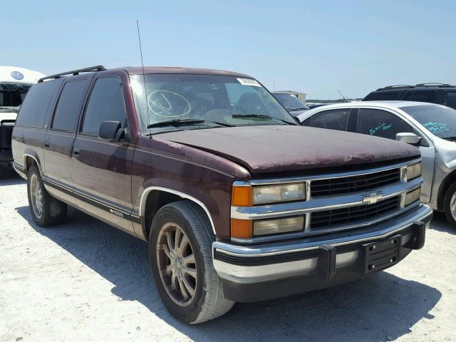 1GNEC16K7RJ402446 - 1994 CHEVROLET SUBURBAN C MAROON photo 1