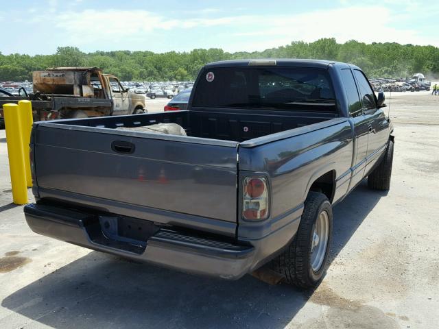 3B7HC13Z9YM219493 - 2000 DODGE RAM 1500 GRAY photo 4