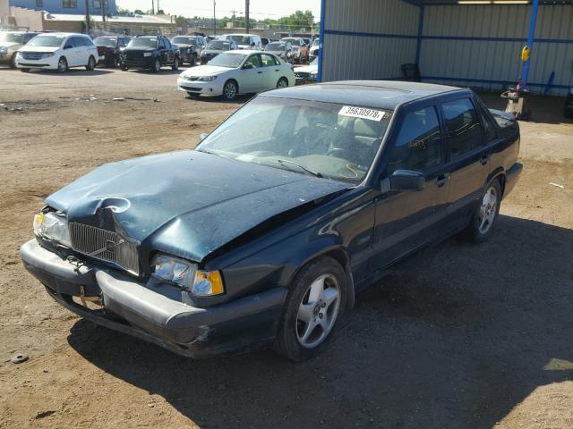 YV1LS572XV1376096 - 1997 VOLVO 850 T5 GREEN photo 2