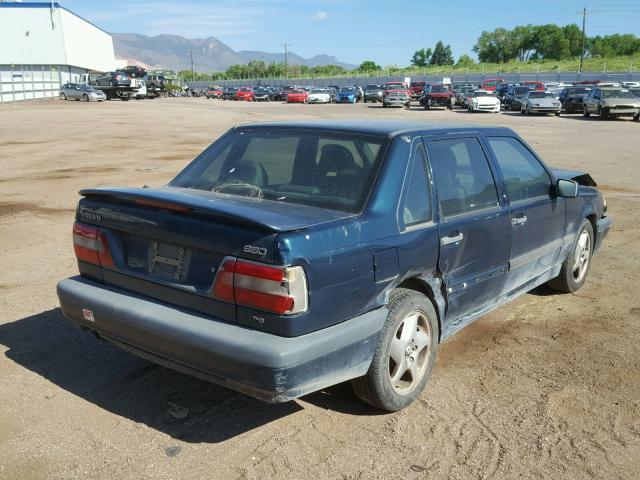 YV1LS572XV1376096 - 1997 VOLVO 850 T5 GREEN photo 4