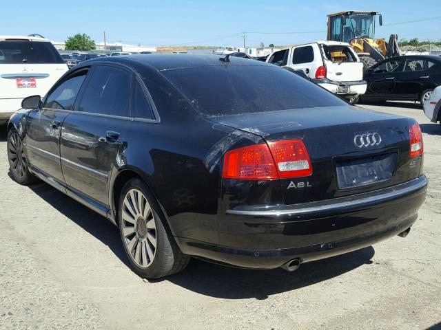 WAUMV44E87N001598 - 2007 AUDI A8 L QUATT BLACK photo 3