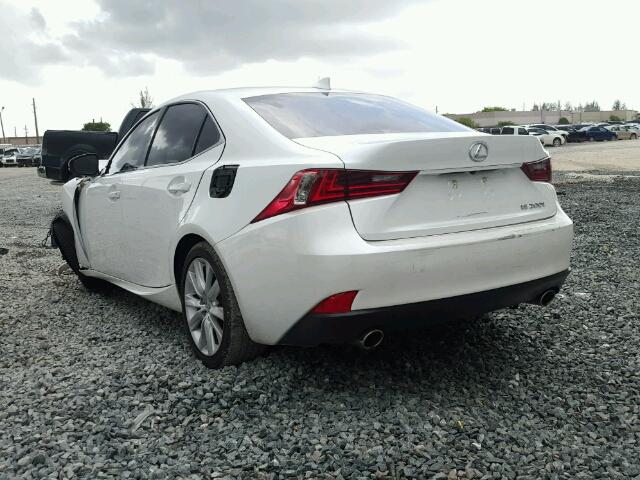 JTHBA1D23G5004711 - 2016 LEXUS IS 200T WHITE photo 3