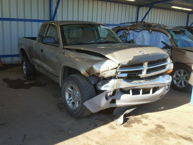 1D7HG42N83S315738 - 2003 DODGE DAKOTA SLT GOLD photo 1