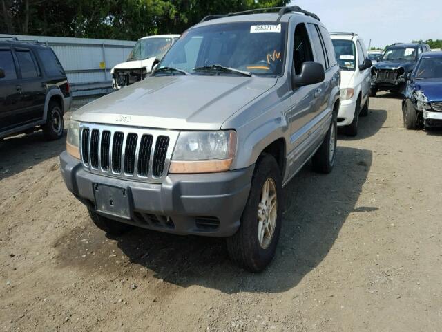 1J4GW58NXYC316567 - 2000 JEEP GRAND CHER GRAY photo 2