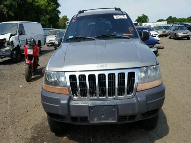 1J4GW58NXYC316567 - 2000 JEEP GRAND CHER GRAY photo 9