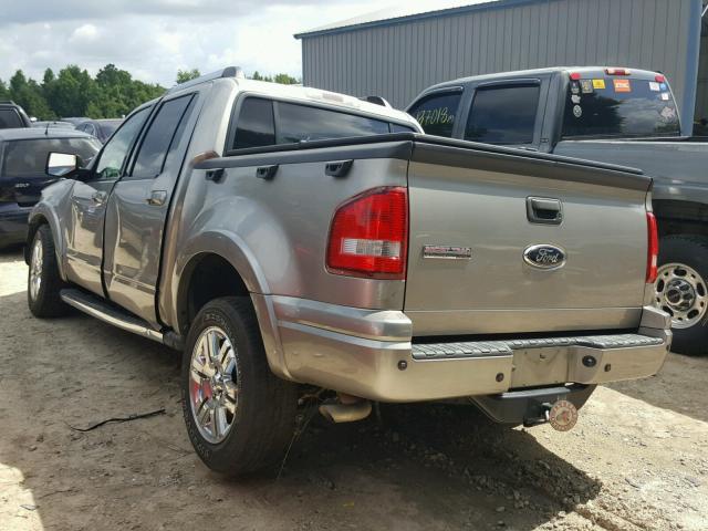 1FMEU33E48UA00277 - 2008 FORD EXPLORER S SILVER photo 3