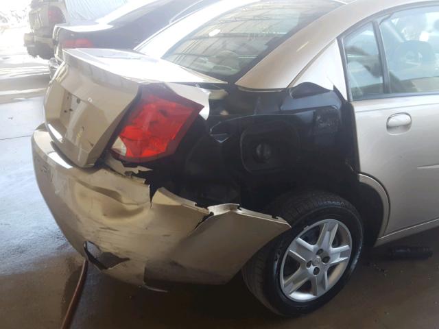1G8AJ55F56Z165231 - 2006 SATURN ION LEVEL GOLD photo 9