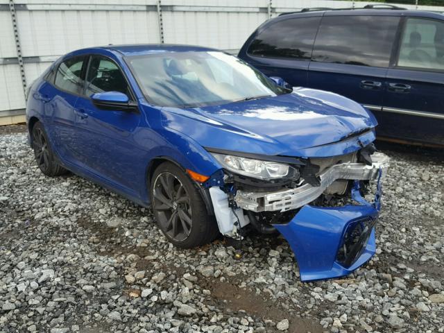 SHHFK7H45HU205992 - 2017 HONDA CIVIC SPOR BLUE photo 1