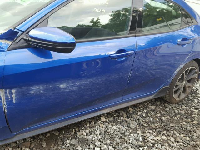 SHHFK7H45HU205992 - 2017 HONDA CIVIC SPOR BLUE photo 9