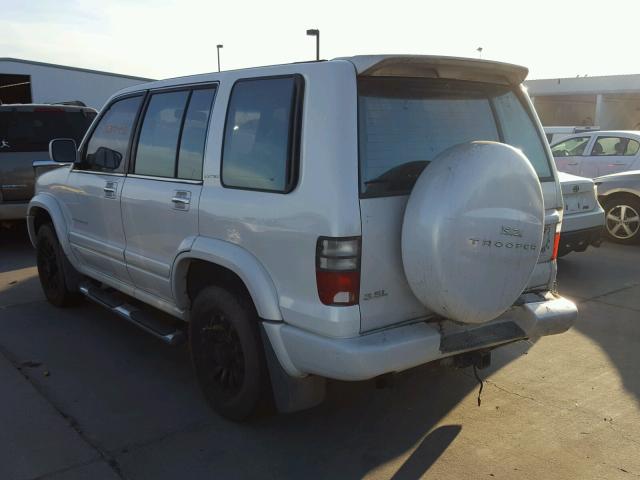 JACDJ58X227J05211 - 2002 ISUZU TROOPER S WHITE photo 3