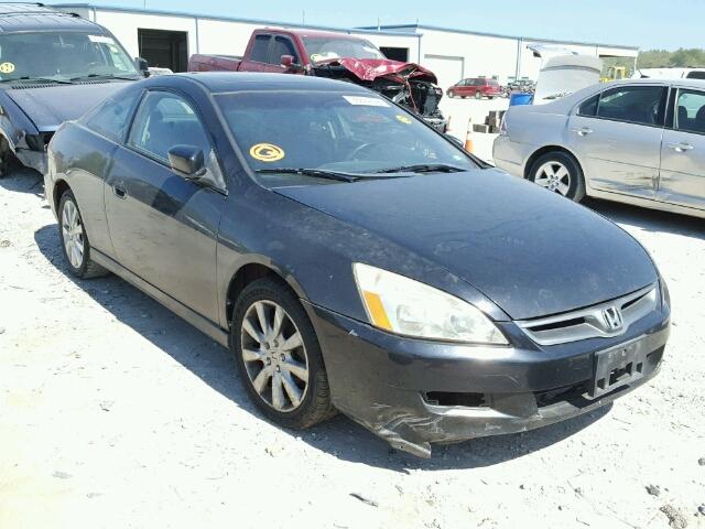 1HGCM82667A006621 - 2007 HONDA ACCORD EX BLACK photo 1