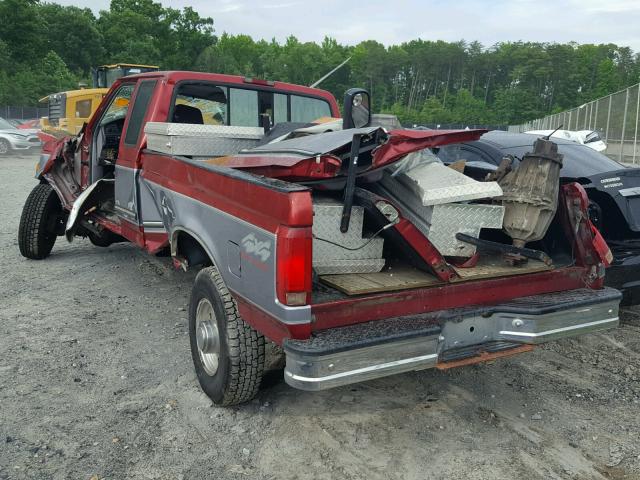 1FTHX26G8VEA61962 - 1997 FORD F250 RED photo 3