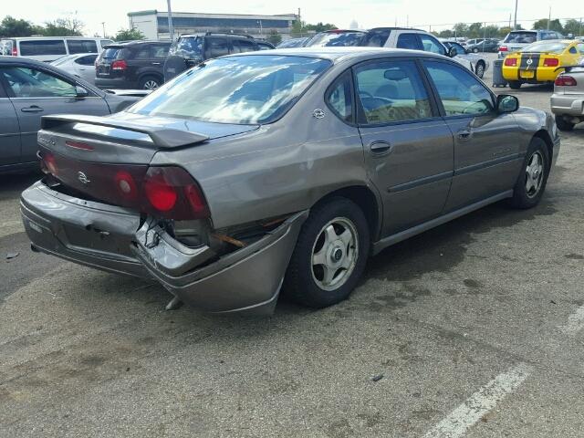 2G1WH55K629208783 - 2002 CHEVROLET IMPALA LS GRAY photo 4