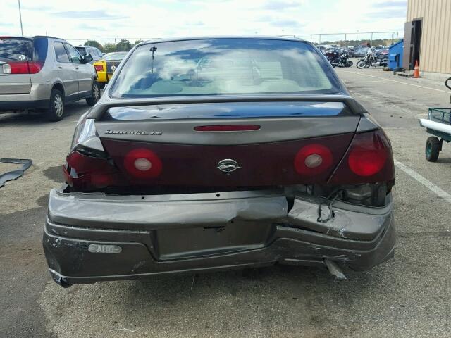 2G1WH55K629208783 - 2002 CHEVROLET IMPALA LS GRAY photo 9